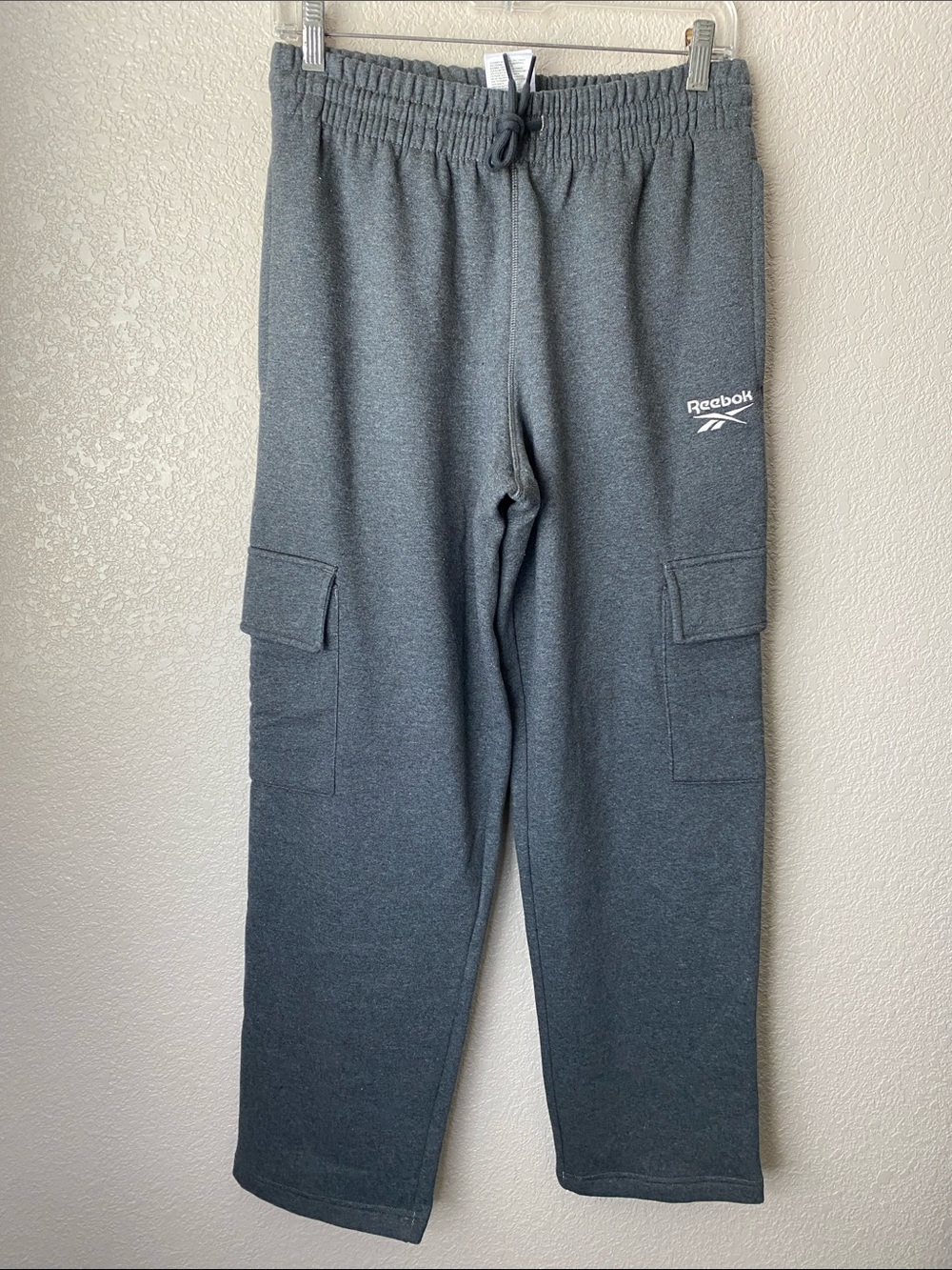 Reebok SweatPants Gray Small Straight Leg